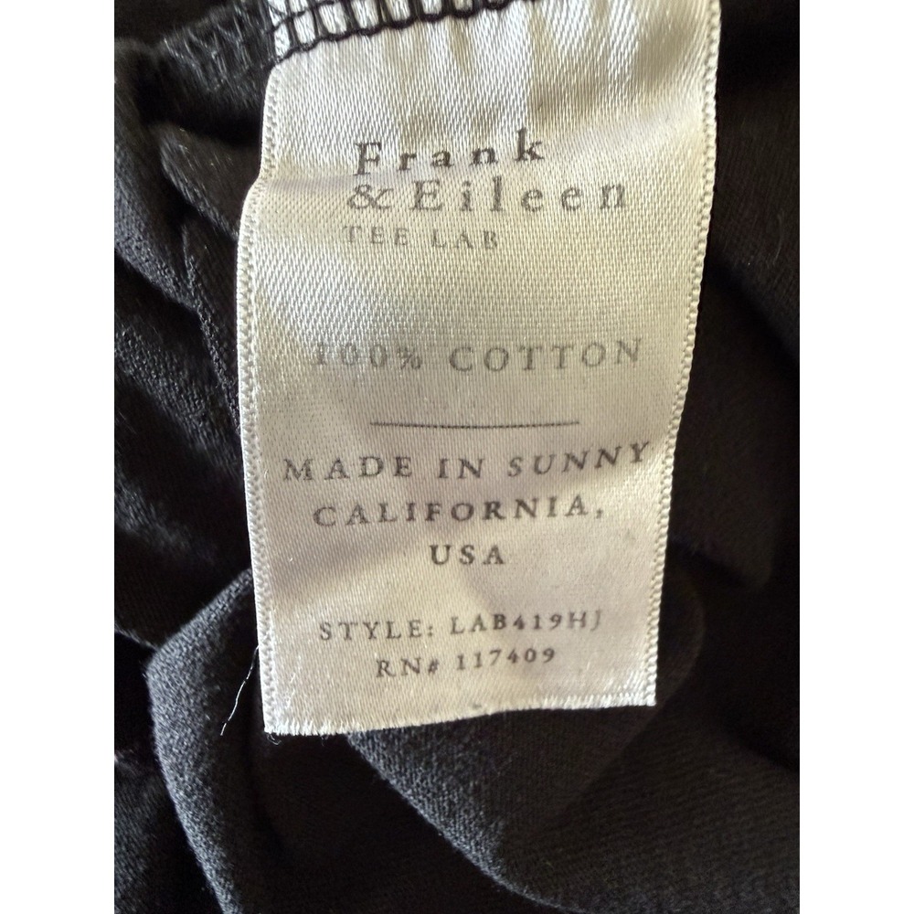 Frank & Eileen HARPER Perfect Tee Maxi Dress Short Sleeve Tshirt Black XL - Picture 8 of 8